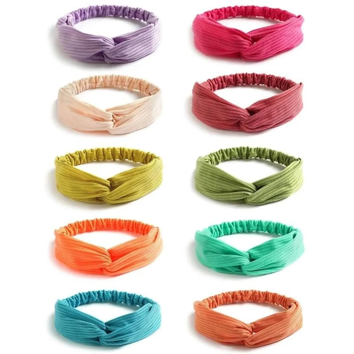 Knitted Cotton Knot Headband For Women And Girls - Hair Accessories Headwear Elastic Hair Band