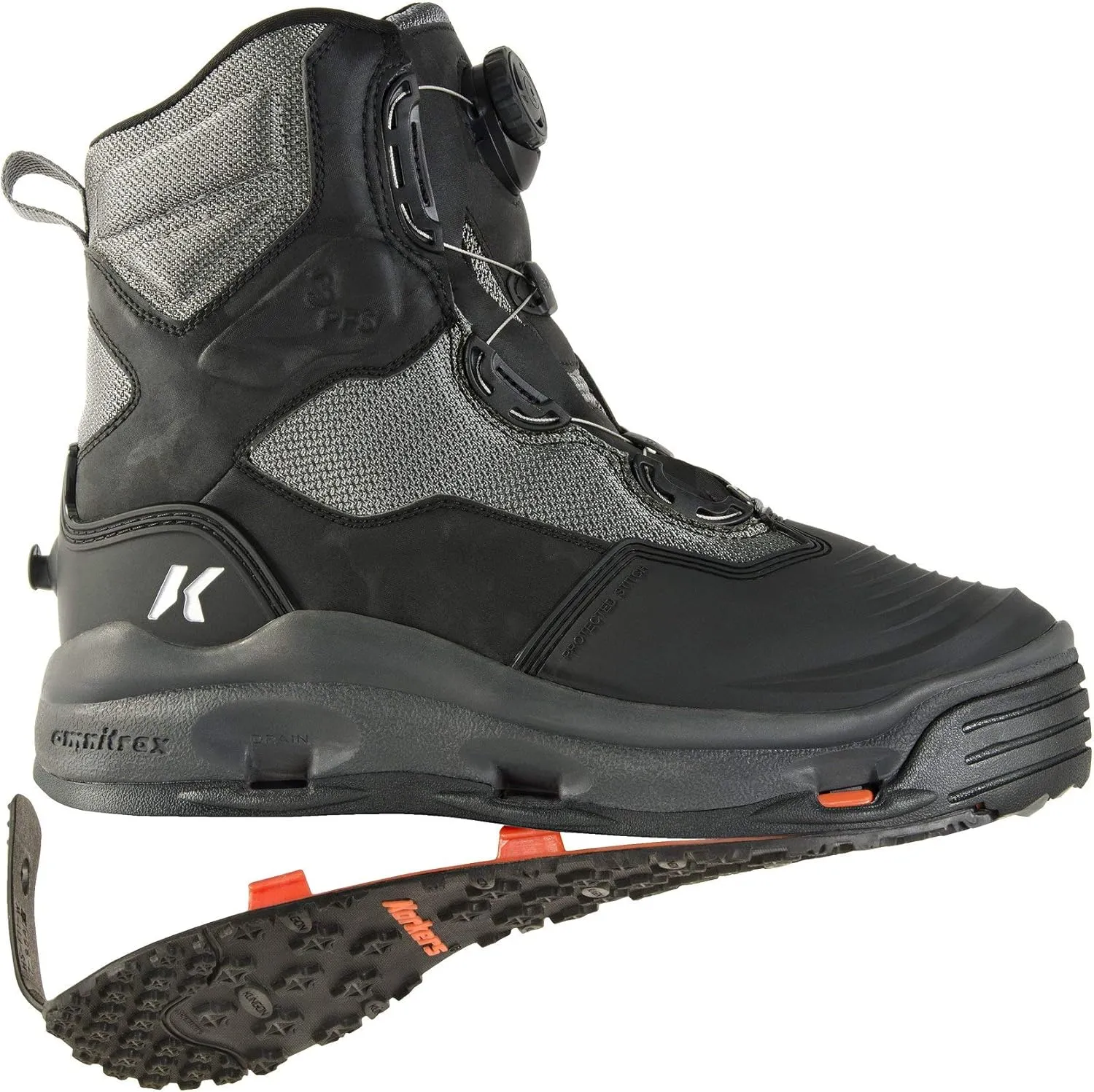 Korkers Men's Darkhorse w/Kling-On and Studded Kling-On Soles