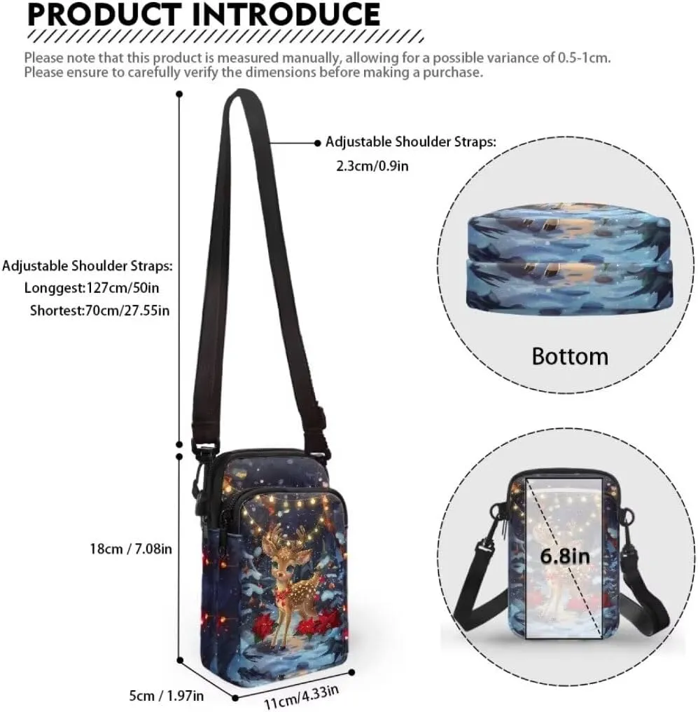 Kuiaobaty Crossbody Bags for Women Sling Bag Stylish Messenger Bag Soft Phone Purse