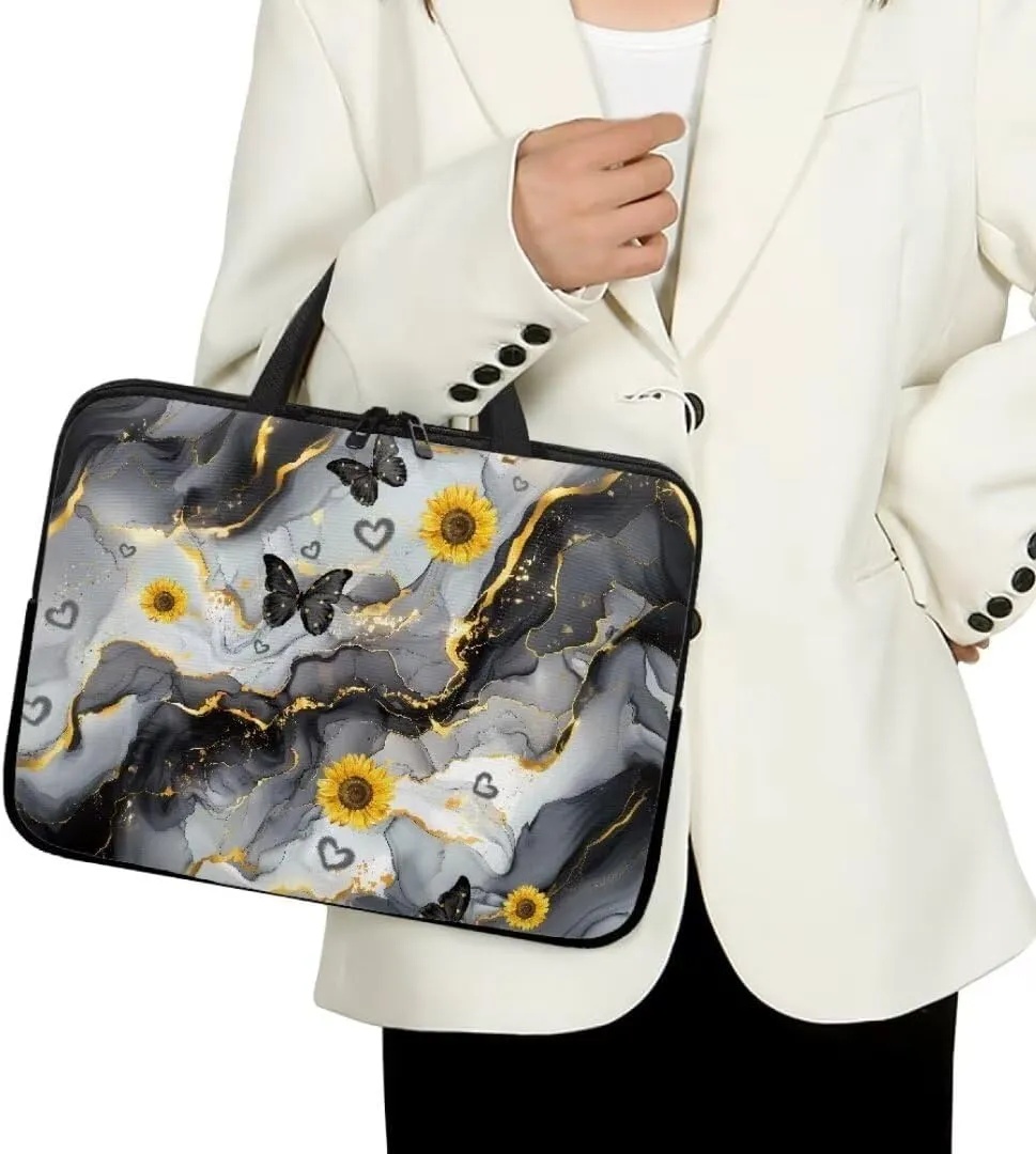 Kuiaobaty Protective Laptop Sleeve 10-17 Inches Modern Laptop Briefcase for Women Men