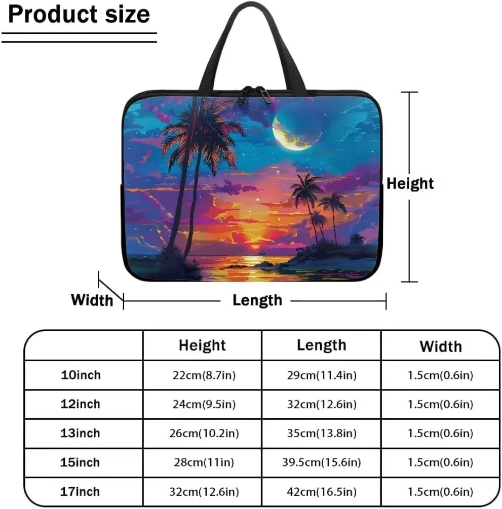 Kuiaobaty Protective Laptop Sleeve 10-17 Inches Modern Laptop Briefcase for Women Men