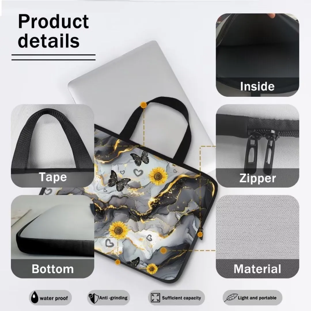 Kuiaobaty Protective Laptop Sleeve 10-17 Inches Modern Laptop Briefcase for Women Men