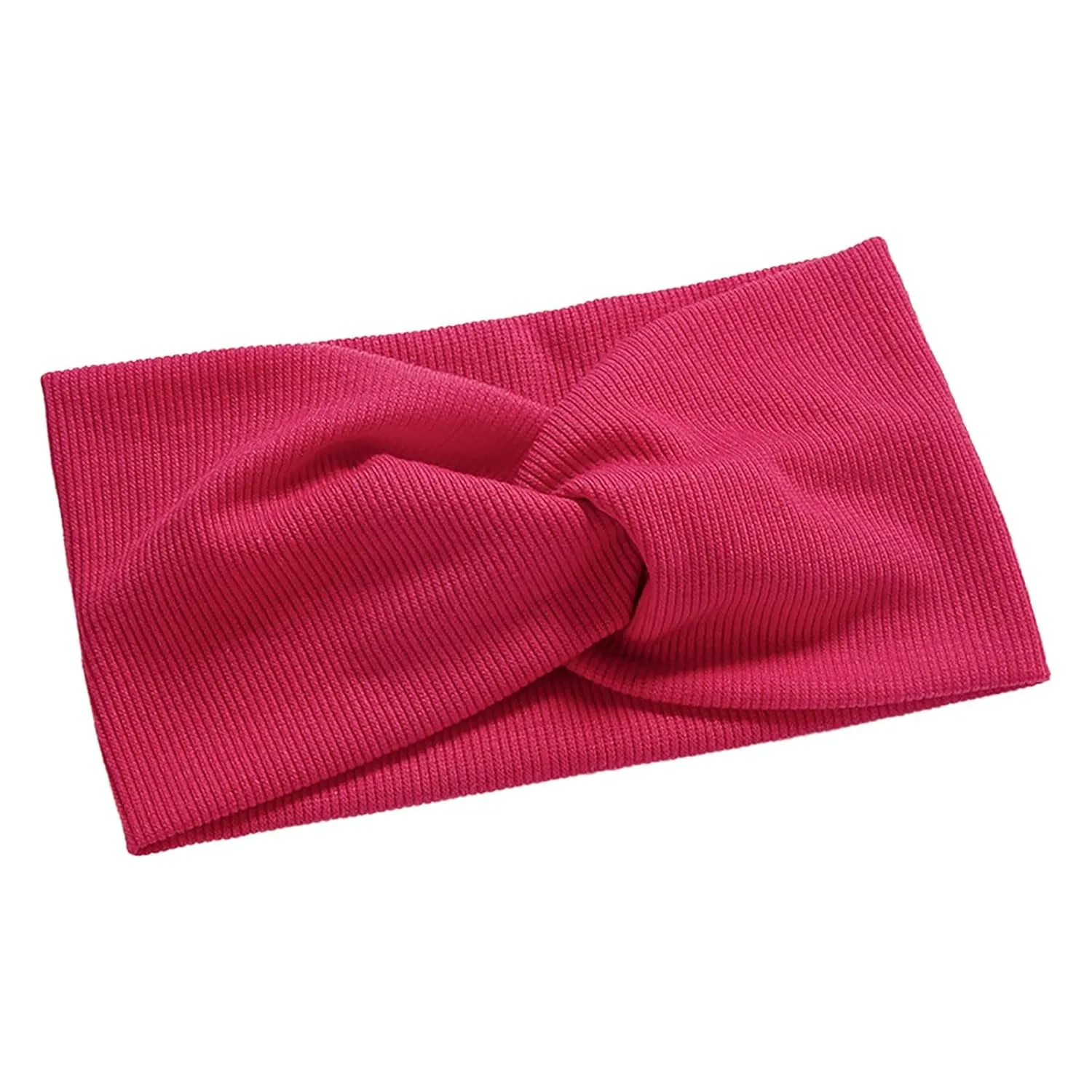 Ladies Casual Hair Accessories Women's Hair Band Knitted Thread Hair Band Yoga Headband Sports Hairbands (A, One Size)