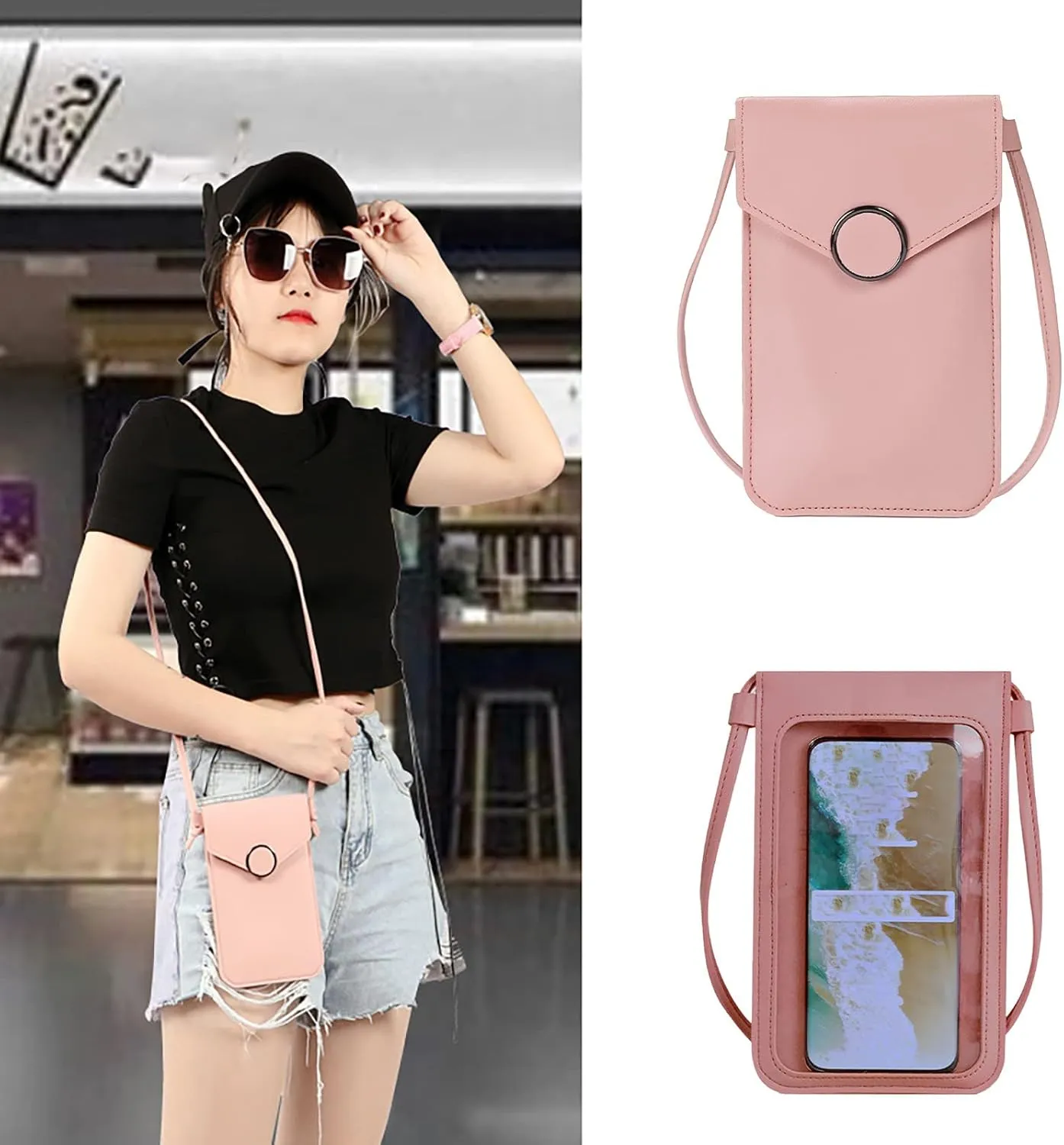 Ladies Soft Pu Leather Shoulder Bags Lightweight Quilted Leather Handbags for Women Cute Purse for Women Trendy(F)