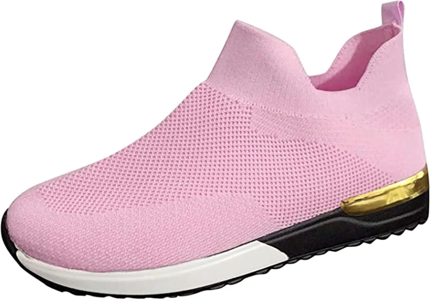 Ladmiple Gym Shoes For Women Workout Memory Foam Slip On Walking Shoes Casual Comfort Fashion Tennis Running Sneakers