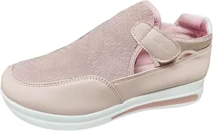 Ladmiple Womens Shoes Dressy Casual Loafers Leather Sneakers Lace Up Fashion Comfortable Slip On Platform Walking Shoes