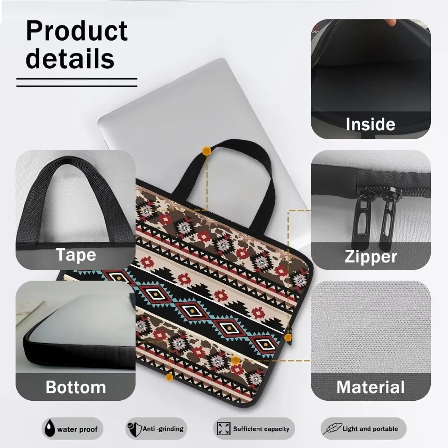 Laptop Bags for Women Computer Tote Bag Business Office Briefcase Large Capacity Handbag Bag Professional Work Bag