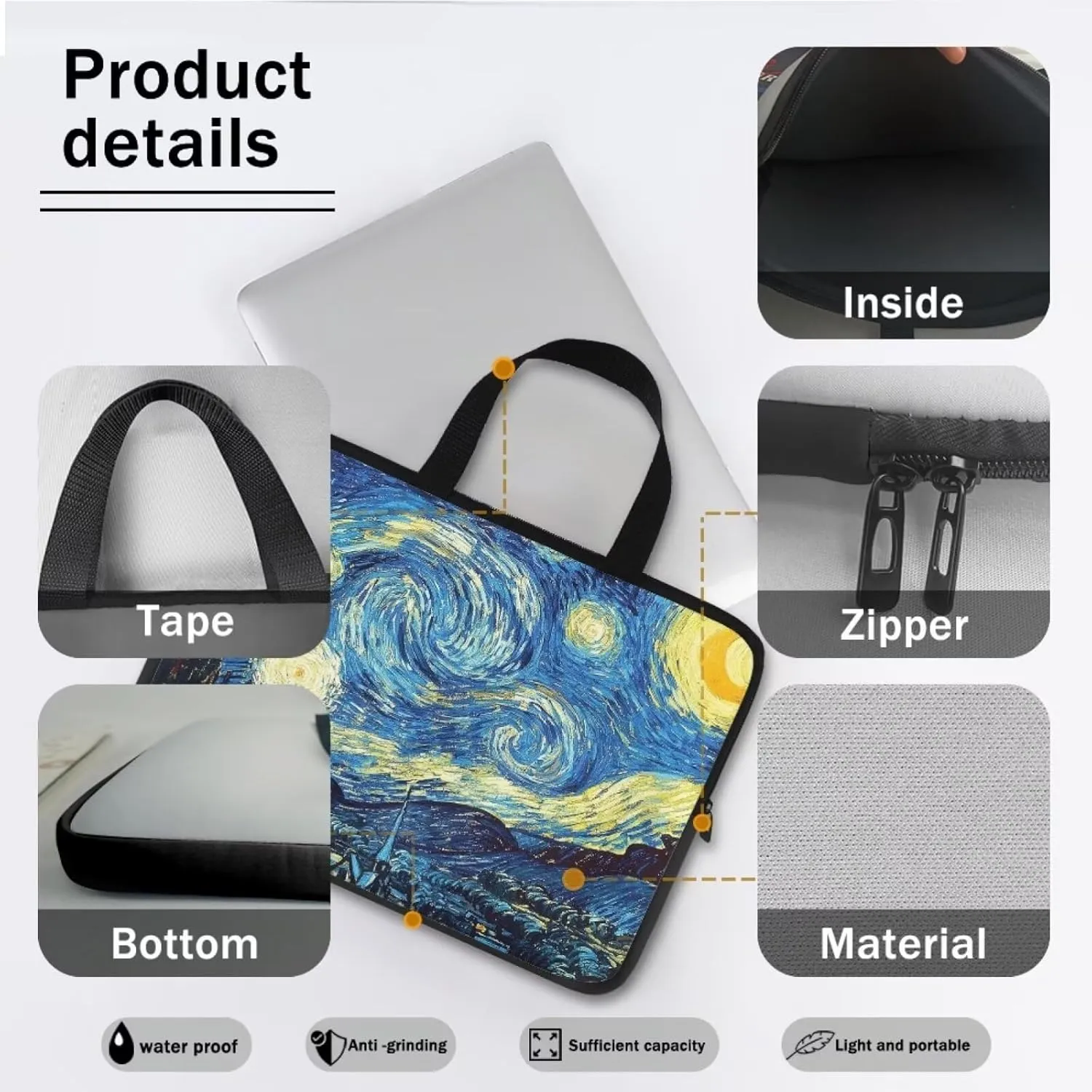 Laptop Bags for Women Computer Tote Bag Business Office Briefcase Large Capacity Handbag Bag Professional Work Bag
