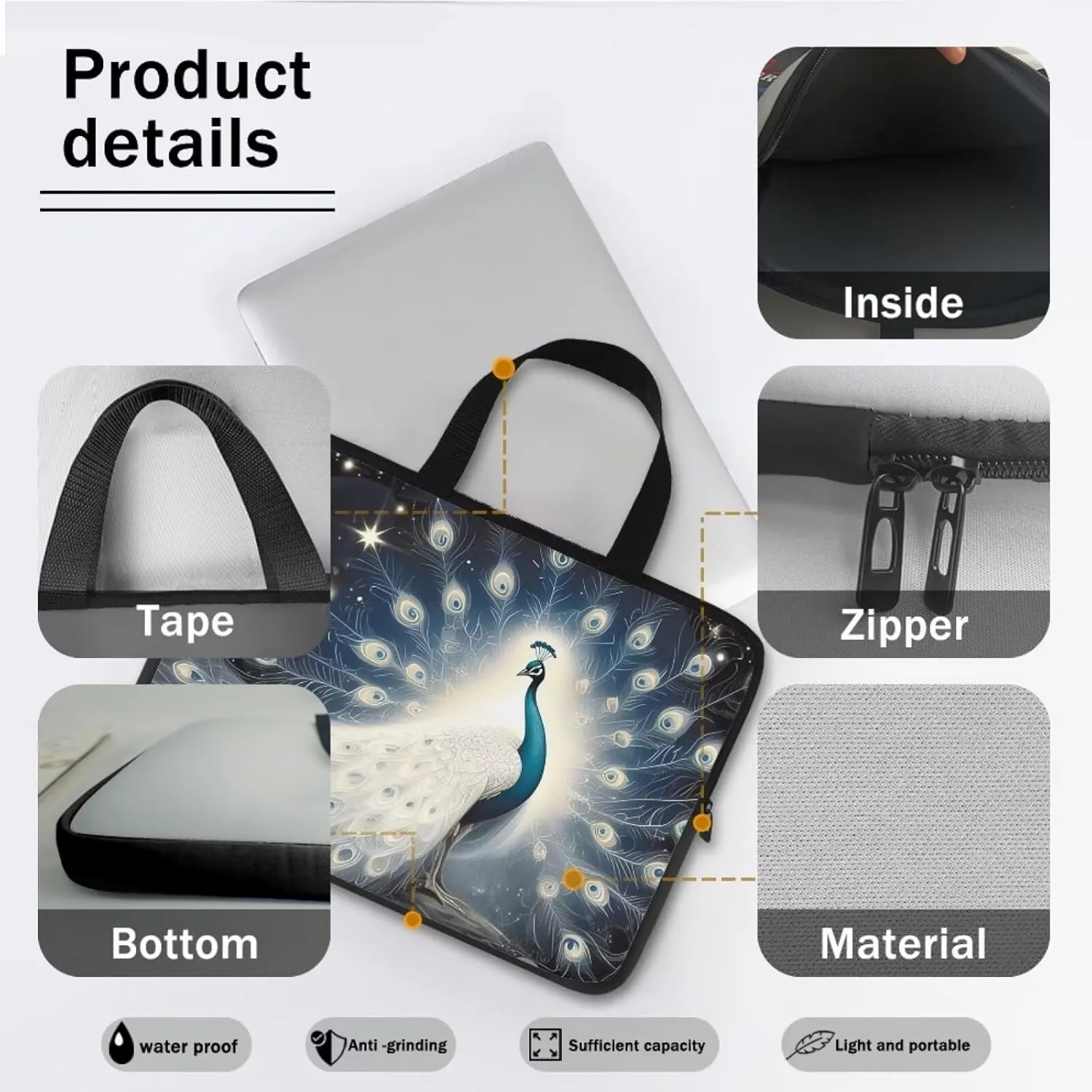 Laptop Bags for Women Computer Tote Bag Business Office Briefcase Large Capacity Handbag Bag Professional Work Bag