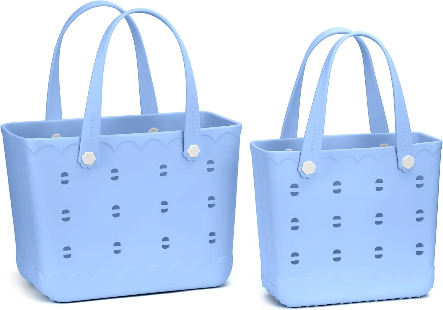 Large Rubber Beach Tote Bag | Durable Rubber Bag Waterproof Washable Versatile Modern Tote Bags
