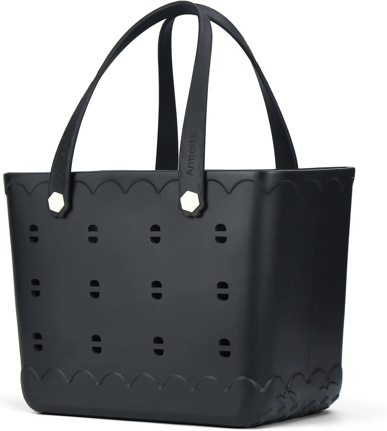 Large Rubber Beach Tote Bag | Durable Rubber Bag Waterproof Washable Versatile Modern Tote Bags