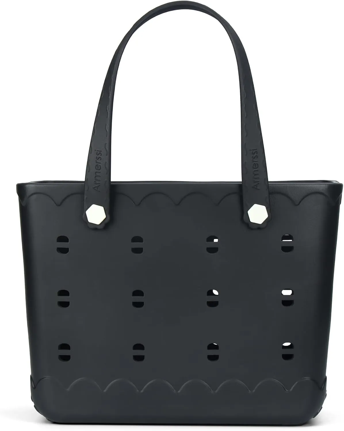 Large Rubber Beach Tote Bag | Durable Rubber Bag Waterproof Washable Versatile Modern Tote Bags