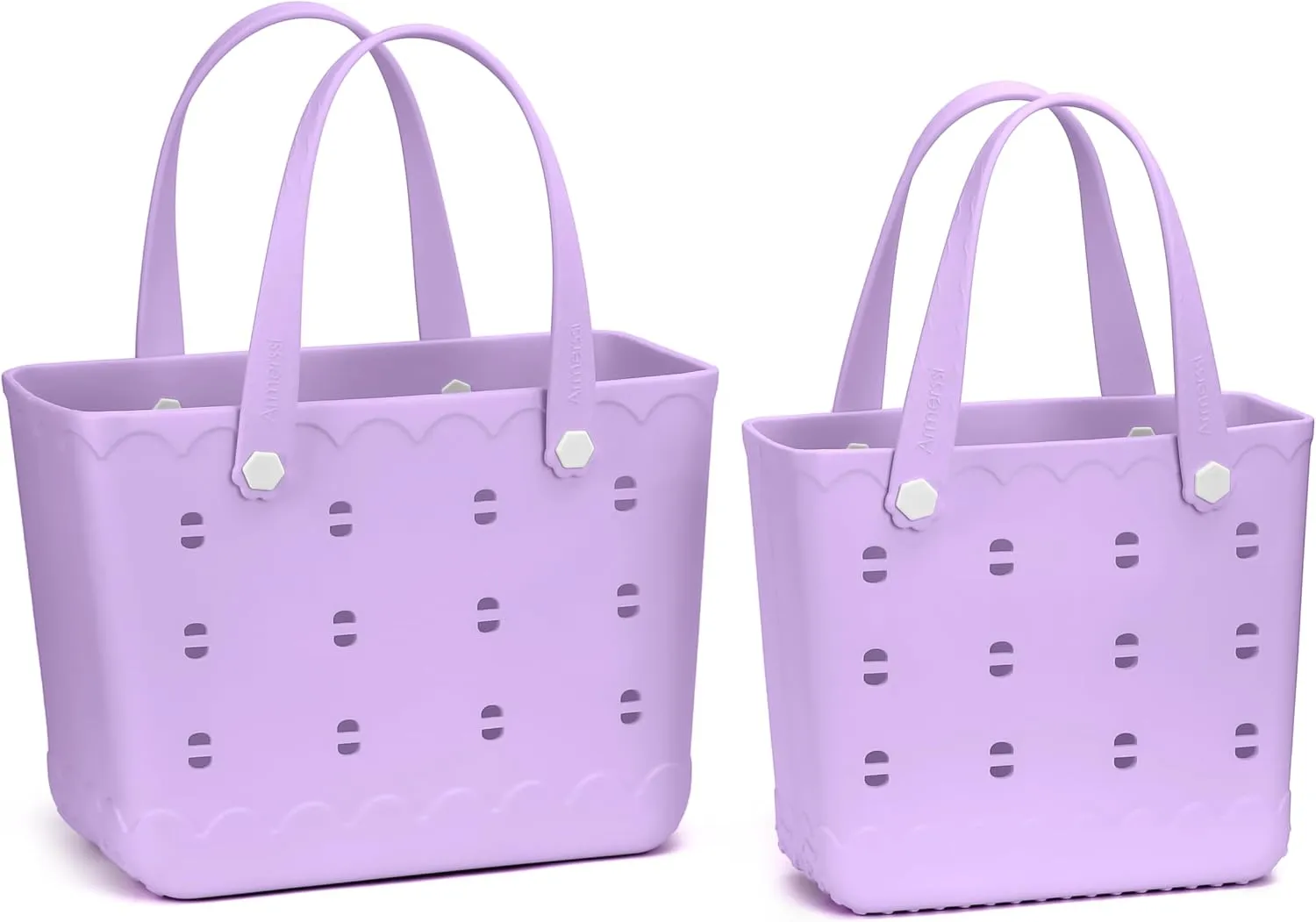 Large Rubber Beach Tote Bag | Durable Rubber Bag Waterproof Washable Versatile Modern Tote Bags