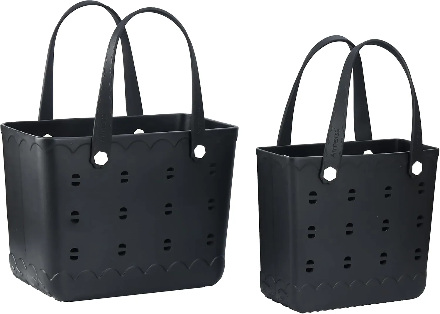 Large Rubber Beach Tote Bag | Durable Rubber Bag Waterproof Washable Versatile Modern Tote Bags
