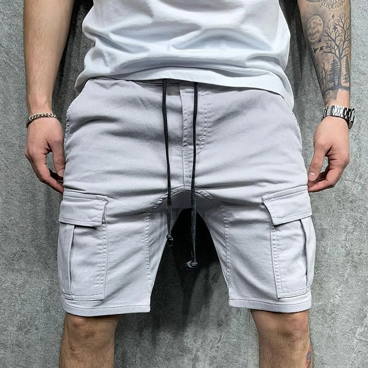 LCMTWX Mens Cargo Shorts Summer Cotton Men's and Shorts Casual Men's Pants Men's Athletic Shorts Mens Casual Shorts Mens