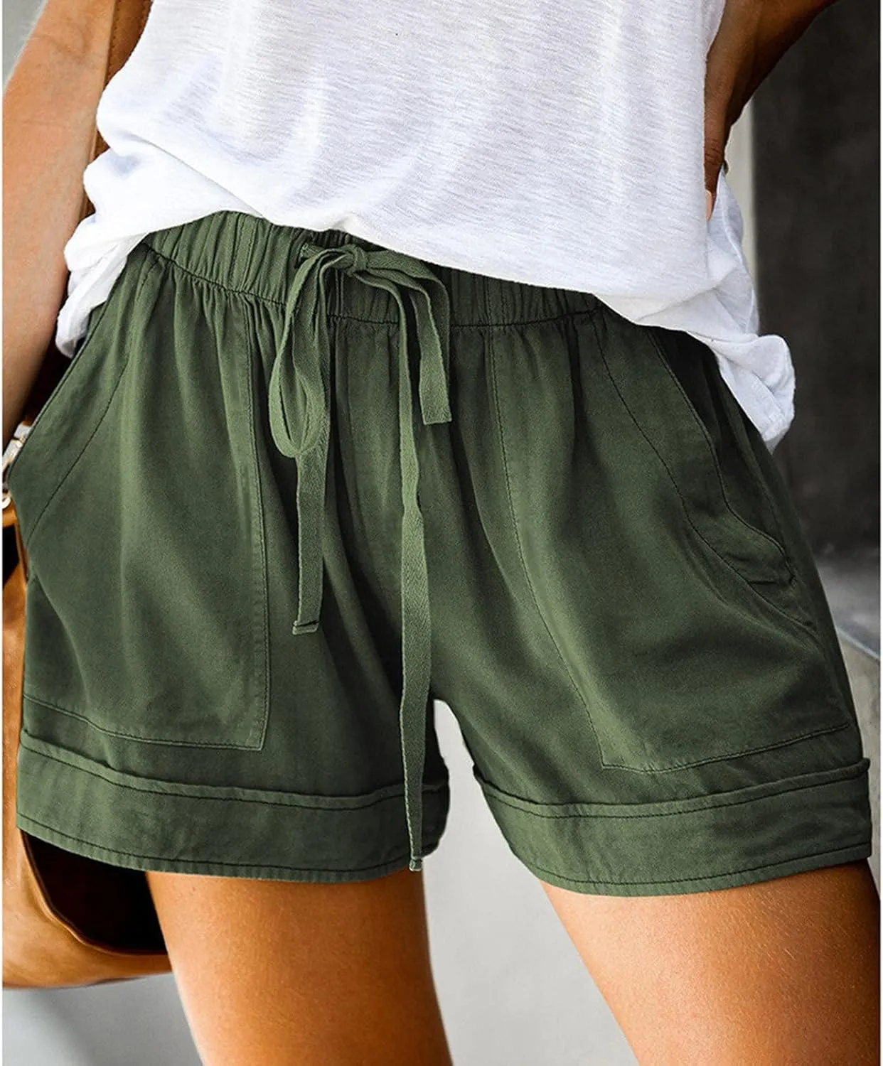 LCMTWX Women's Shorts Casual Pants High-Waist Sports Loose Shorts Casual Fashion Pants Women's Shorts Jean Shorts Womens