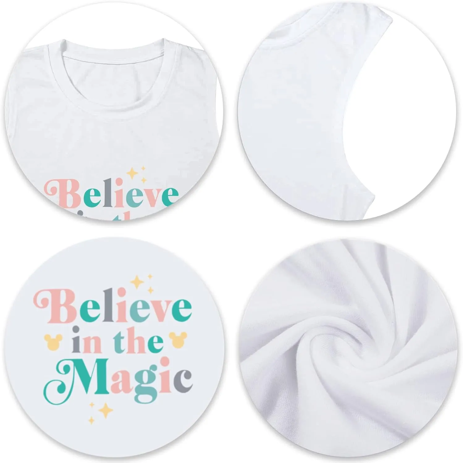 Magic Tank Tops Magic Kingdom Shirts Women Cute Believe in Magic Graphic Vest Summer Sleeveless Vacation Tanks Tops