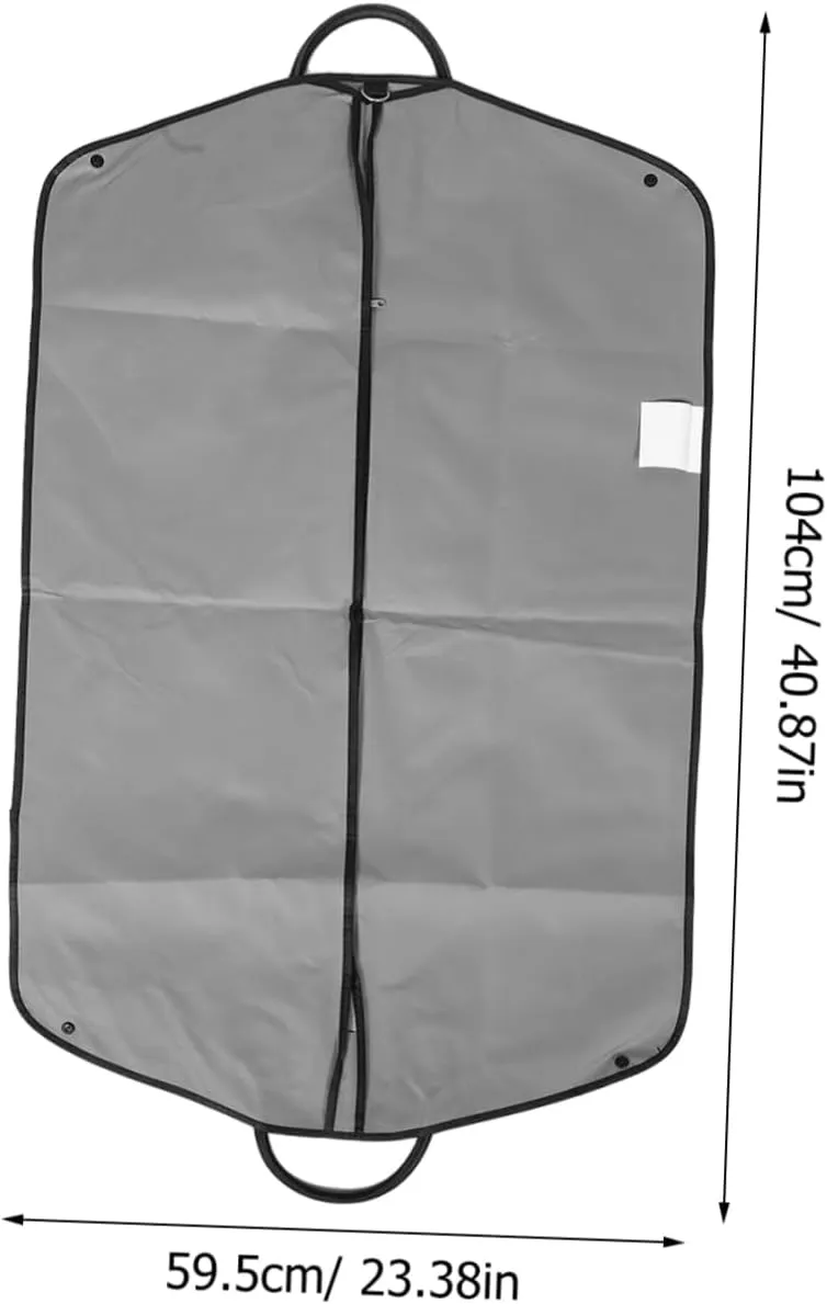 Men Travel Garment Bag Heavy Duty Dust Suit Storage for Wedding Dresses Dance Costumes Convenient Carry Design for Business Trips