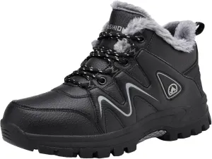 Men Winter Sneakers Outdoor Shoes Padded Warm Cotton Shoes Lightweight Hiking Shoes Mens Casual Dress Shoes Wide Width