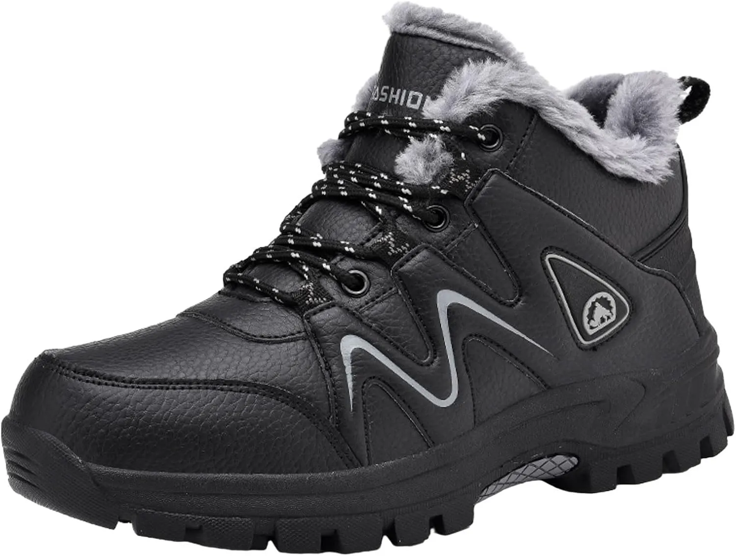 Men Winter Sneakers Outdoor Shoes Padded Warm Cotton Shoes Lightweight Hiking Shoes Mens Casual Dress Shoes Wide Width