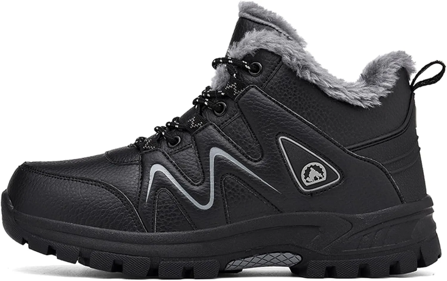 Men Winter Sneakers Outdoor Shoes Padded Warm Cotton Shoes Lightweight Hiking Shoes Mens Casual Dress Shoes Wide Width