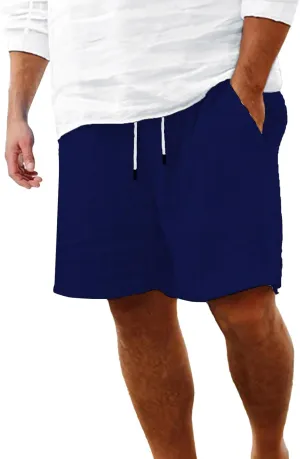 Mens Casual Shorts Fashionable Casual Shorts Solid and Men's Pants Cargo Shorts Men Bird Dogs Short Men Linen Shorts