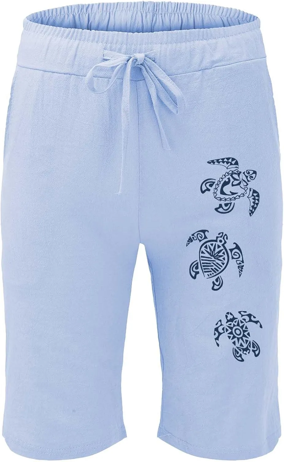 Mens Casual Shorts Fashionable Casual Shorts Solid and Men's Pants Cargo Shorts Men Bird Dogs Short Men Linen Shorts