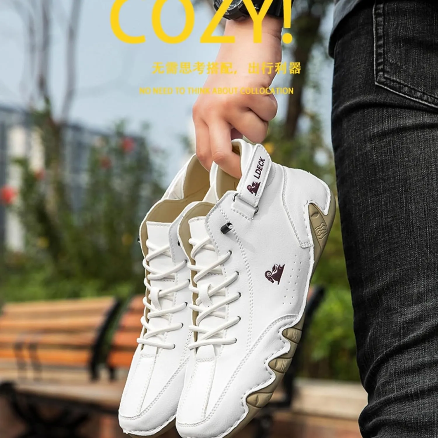 Men's Casual Suede Lace Up Flats Chukka Ankle Boots Orthopedic Slip On Shoes for Women Handmade High Top High Boots Outdoor Walking Sneakers Slip-on Lightweight Non-Slip Driving Chukka Boot Unisex