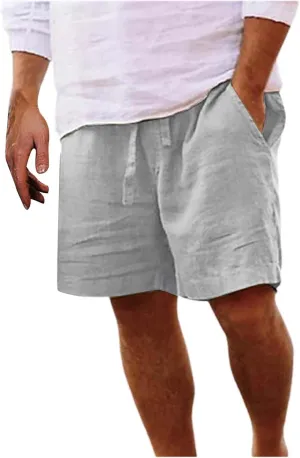 Mens Shorts 9 Beach Drawstring Color Men Shorts Sports Waist Mid Men's Casual Shorts Polo Shorts for Men Big and