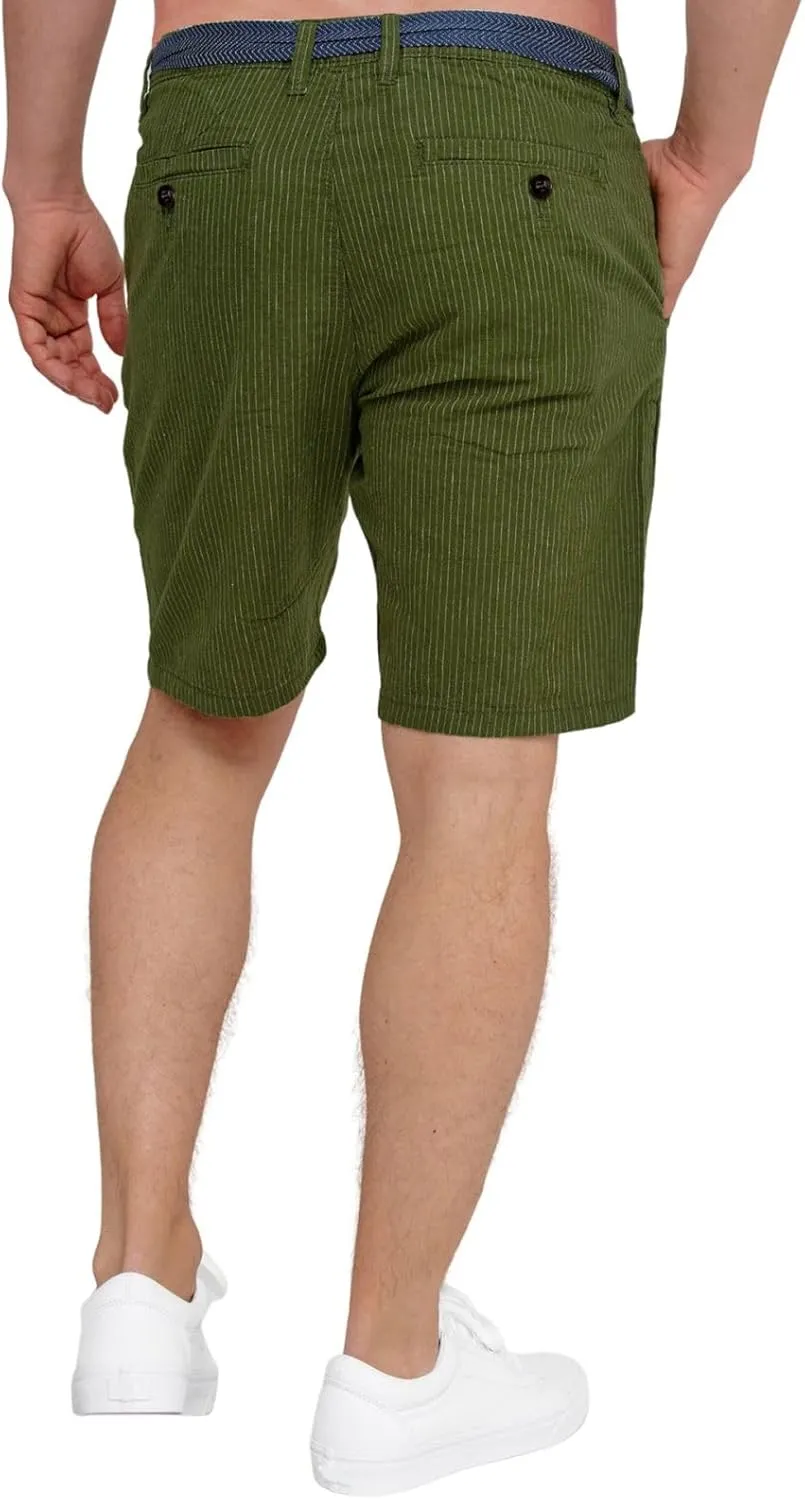 Mens Slim Fit Shorts Casual Chino Shorts Elastic Waist Workout Running Jogging Beach Sweat Shorts Sleep Shorts Pants