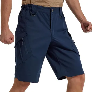 Men's Stretch Cargo Shorts Lightweight Water Resistant Hiking Shorts Tactical Work Shorts with Multi Pockets