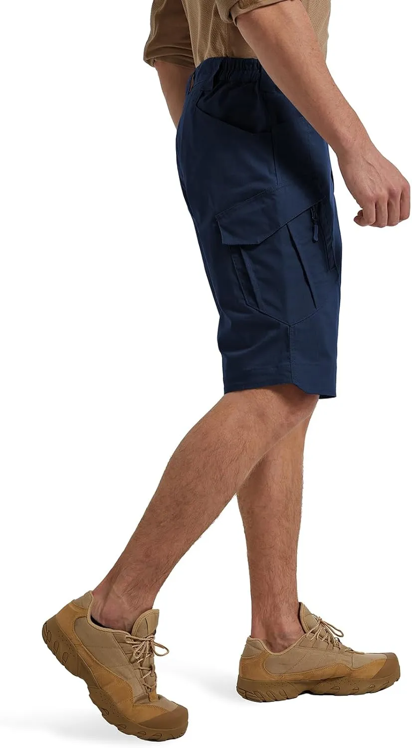 Men's Stretch Cargo Shorts Lightweight Water Resistant Hiking Shorts Tactical Work Shorts with Multi Pockets