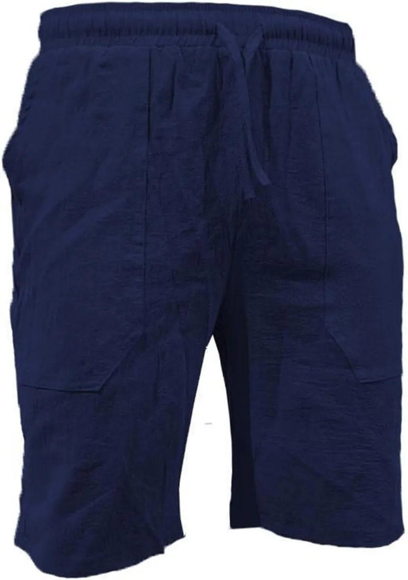 Mens Summer Shorts Men's Sports Shorts Beach Shorts Casual Cotton Linen Shorts Chores Para Men's Casual Mens
