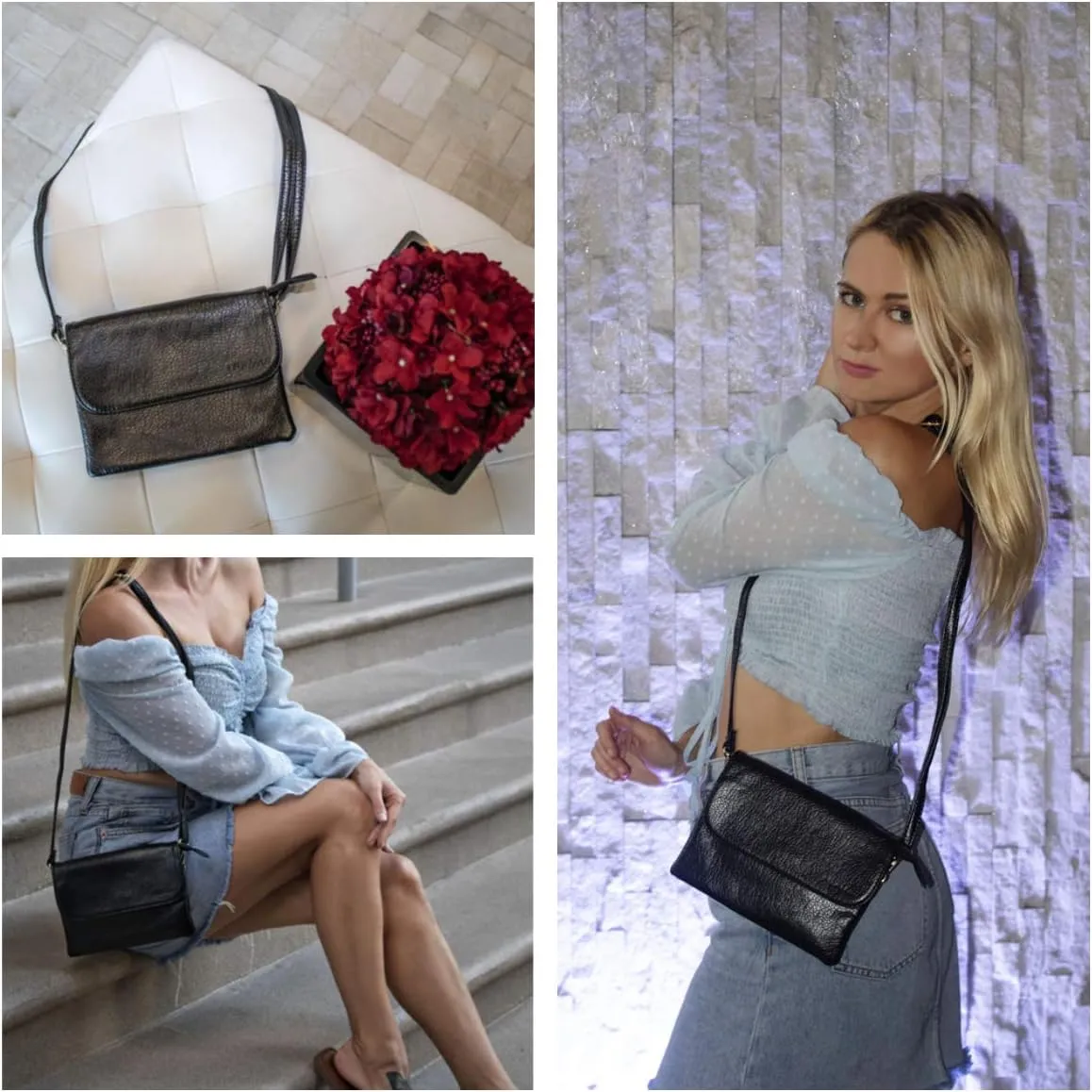 MINICAT Roomy Pockets Small Crossbody Bags Cell Phone Sling Bag Wallet Purses for Women