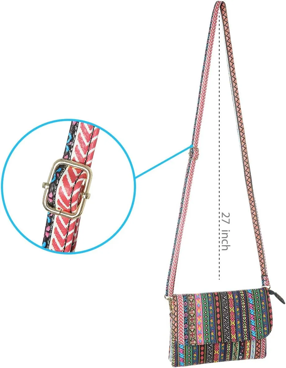 MINICAT Roomy Pockets Small Crossbody Bags Cell Phone Sling Bag Wallet Purses for Women
