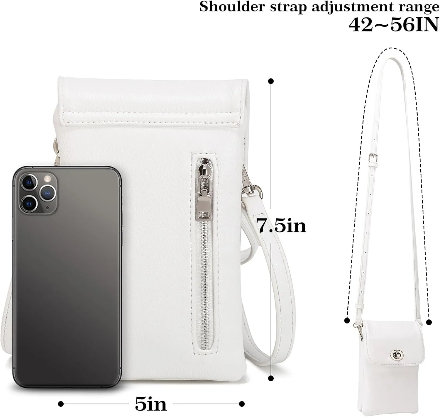 MINICAT Roomy Pockets Small Crossbody Bags Cell Phone Wallet Purses for Women