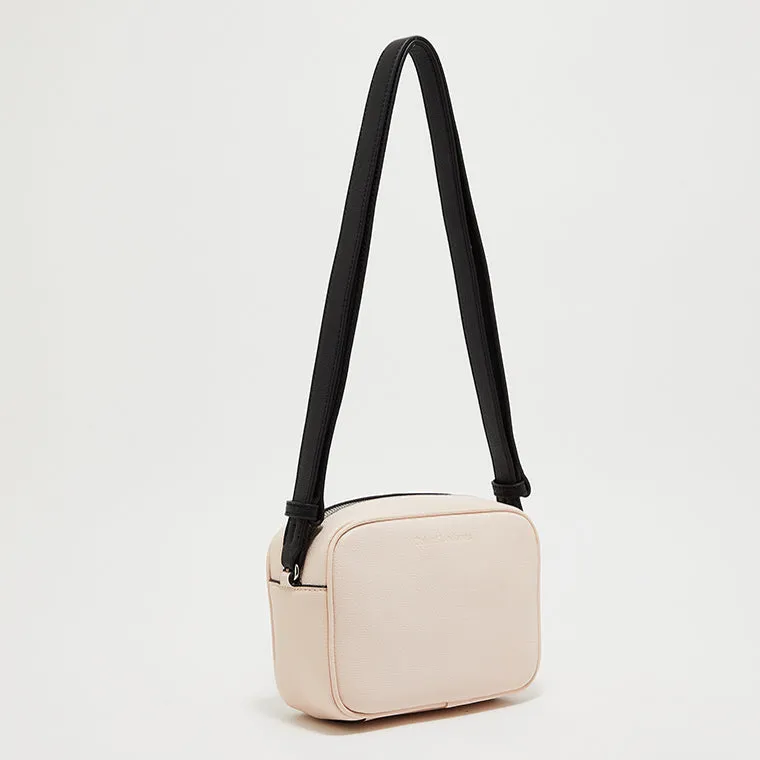 Minimal Monogram Camera Bag - Dusty Pink