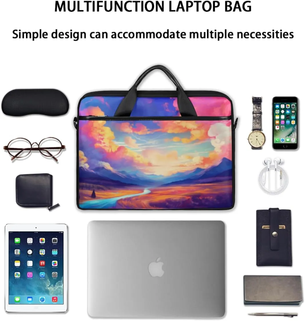 Modern Desert Laptop Shoulder Bag for Tablet Computer Notebook Sleeve Messenger Carrying Case Briefcase Tote