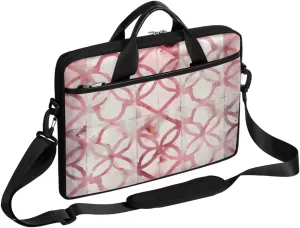 Modern Geometric Laptop Shoulder Bag for Tablet Computer Notebook Sleeve Messenger Carrying Case Briefcase Tote