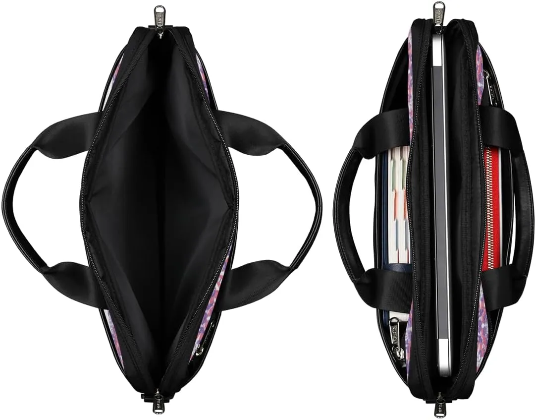 Modern Geometric Laptop Shoulder Bag for Tablet Computer Notebook Sleeve Messenger Carrying Case Briefcase Tote