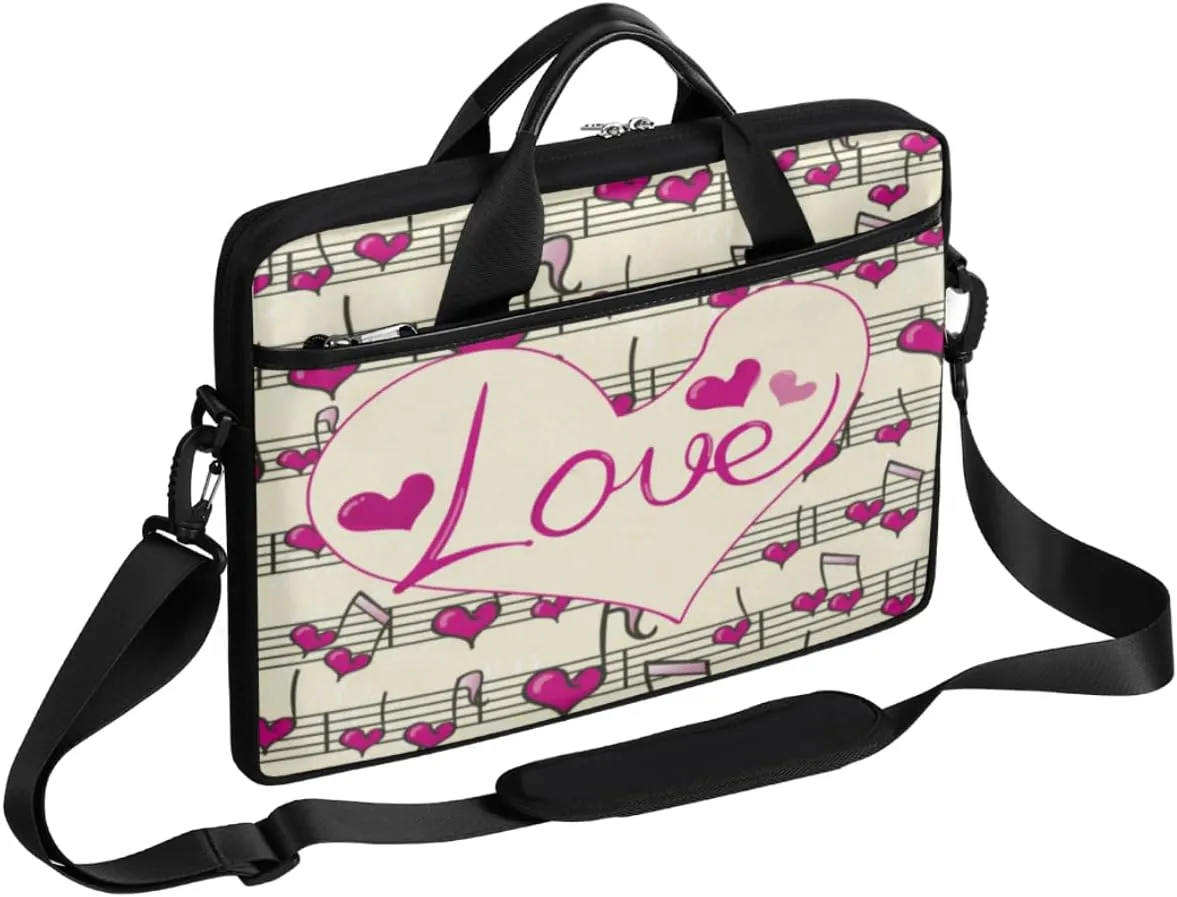 Modern Geometric Laptop Shoulder Bag for Tablet Computer Notebook Sleeve Messenger Carrying Case Briefcase Tote