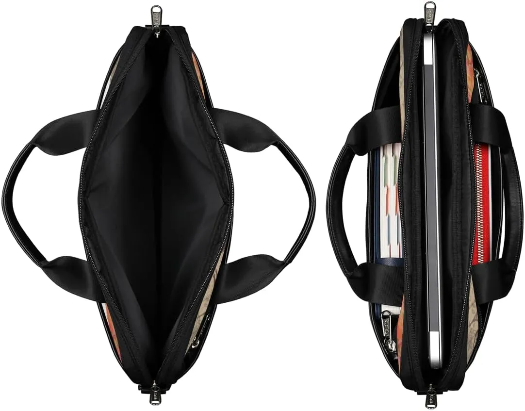 Modern Geometric Laptop Shoulder Bag for Tablet Computer Notebook Sleeve Messenger Carrying Case Briefcase Tote