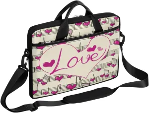 Modern Geometric Laptop Shoulder Bag for Tablet Computer Notebook Sleeve Messenger Carrying Case Briefcase Tote