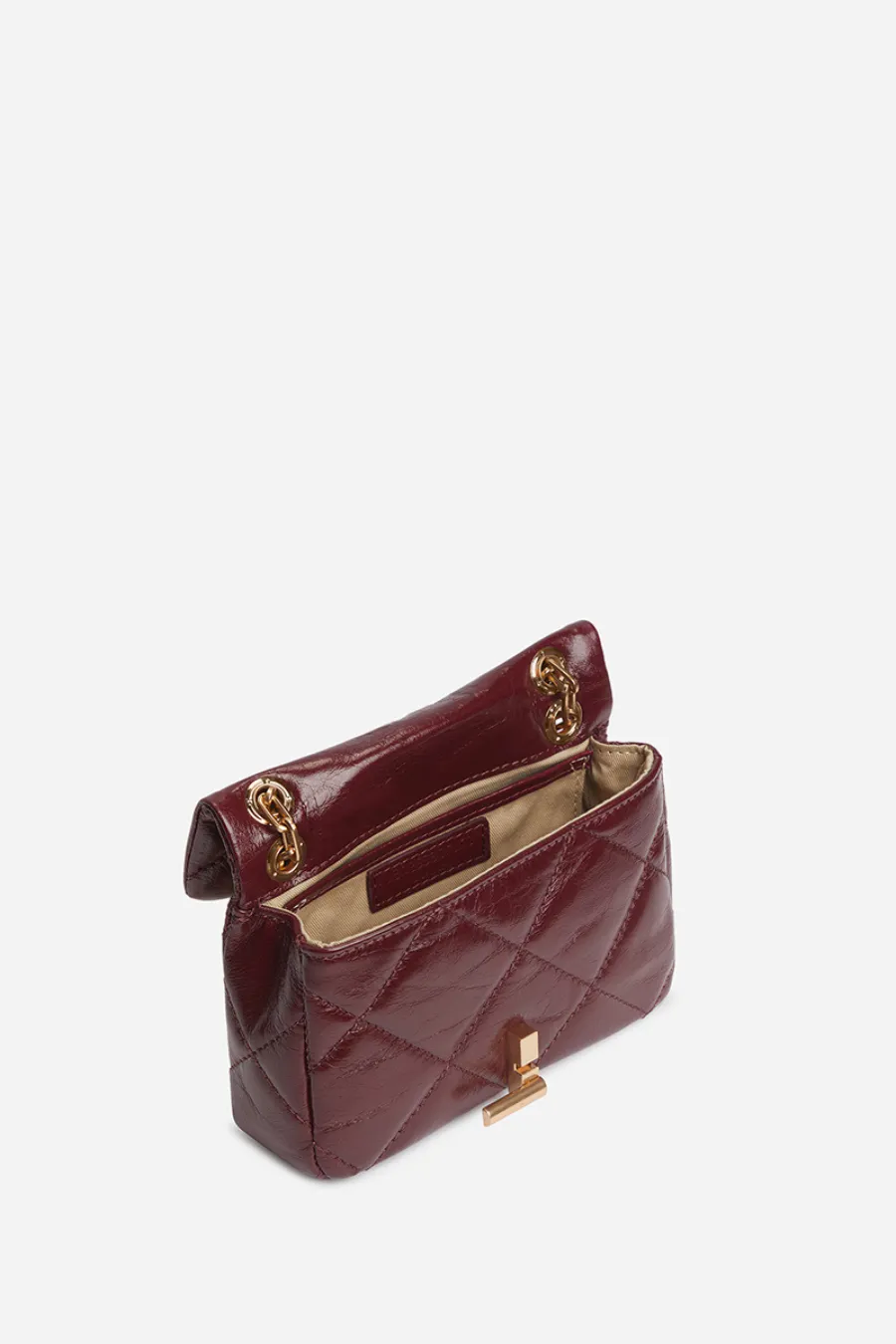 Nano Moon Bag Bordeaux