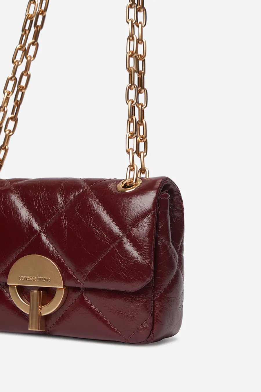 Nano Moon Bag Bordeaux
