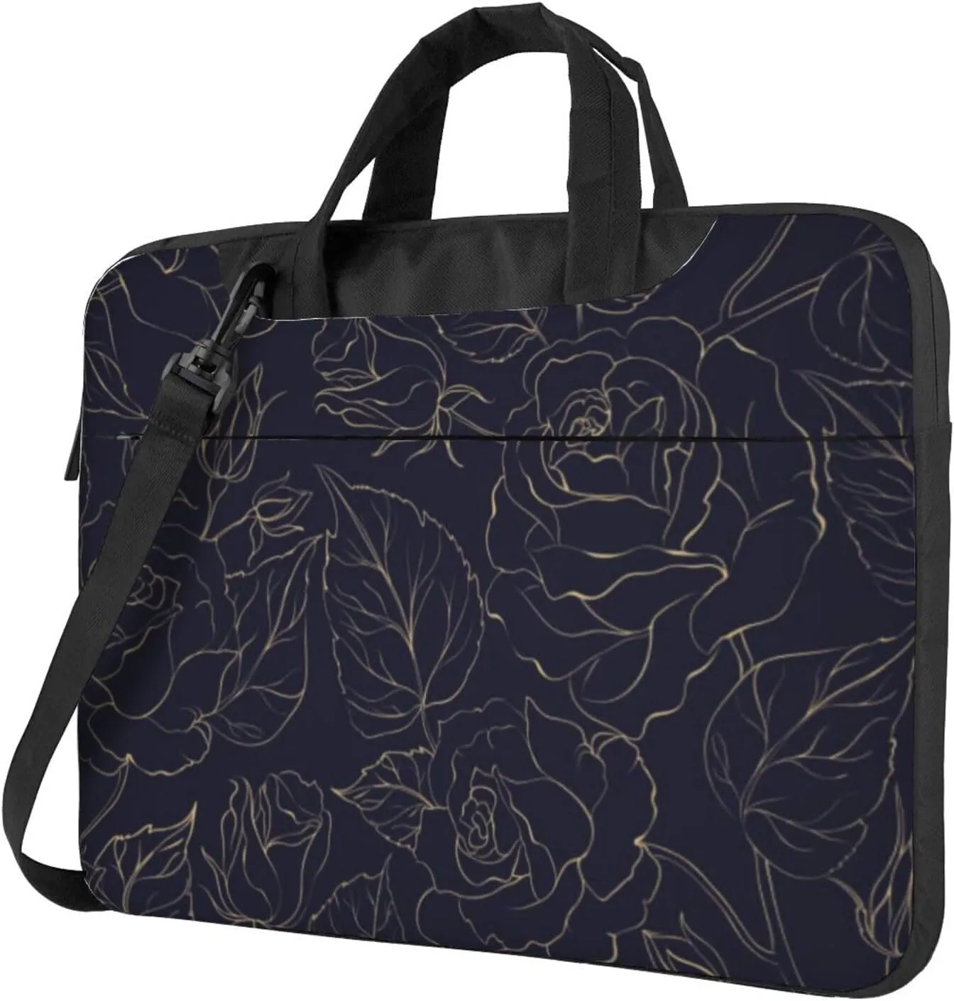 Navy Blue Practical 13-15.6 Inch Laptop Bag For Man And Women, Computer Messenger Bag, Trendy Shoulder Strap Design
