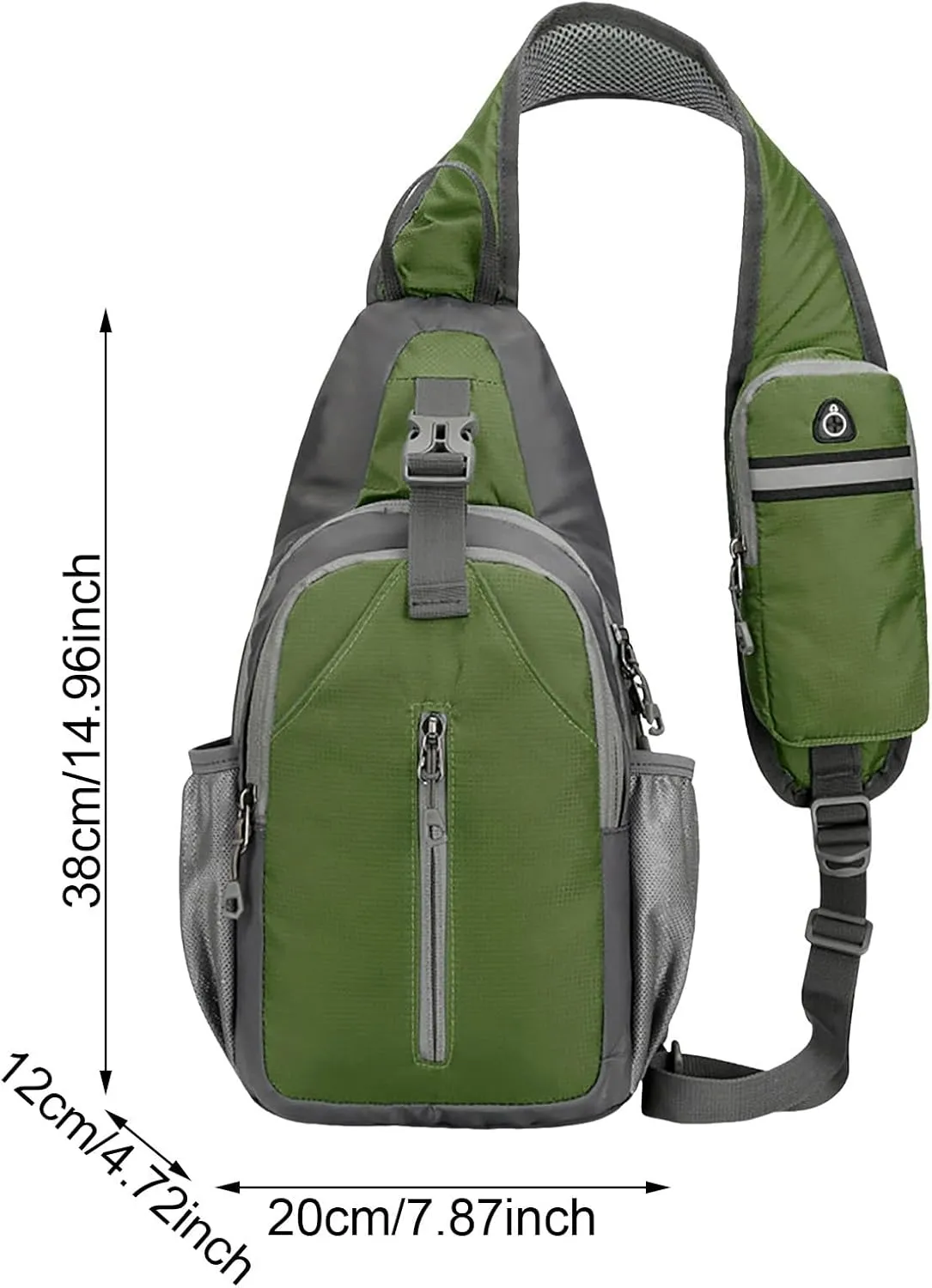 New Casual Messenger Bags Sports Male And Female Students Simple One Shoulder Splash Proof Outdoor (Blue, One Size)