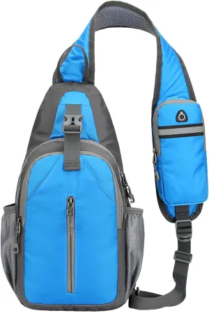 New Casual Messenger Bags Sports Male And Female Students Simple One Shoulder Splash Proof Outdoor (Blue, One Size)