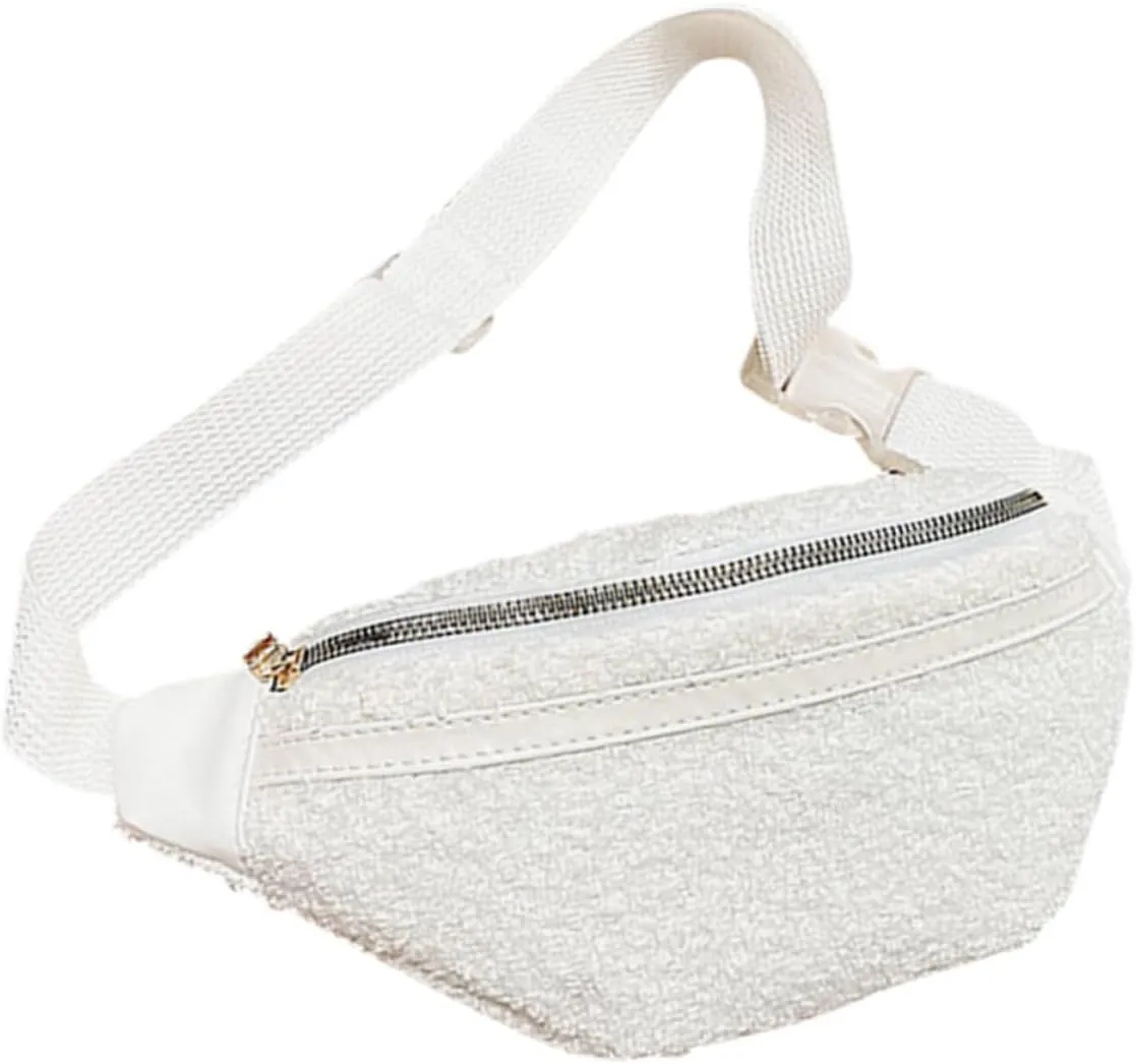 Pack Women Fanny Pack Plush Belt Bag Fashion Waist Bag for Running Hiking Travel Minimalist Design for Students and Active Lifestyles Convenient and Stylish Accessory
