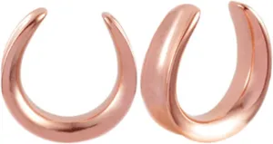 Piercing Jewelry Surgical Steel, Body Piercing Jewelry for Ears U Shape Ear Stretcher Saddle Plugs Gauge